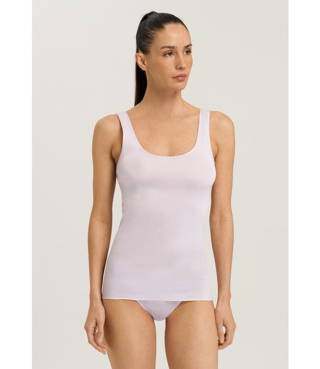 Hanro Cotton Seamless Tank Top Lupine Love (071604)
