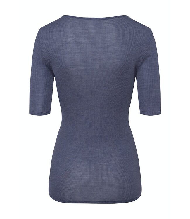 Hanro Woolen Lace Shirt Nightshade (070972)