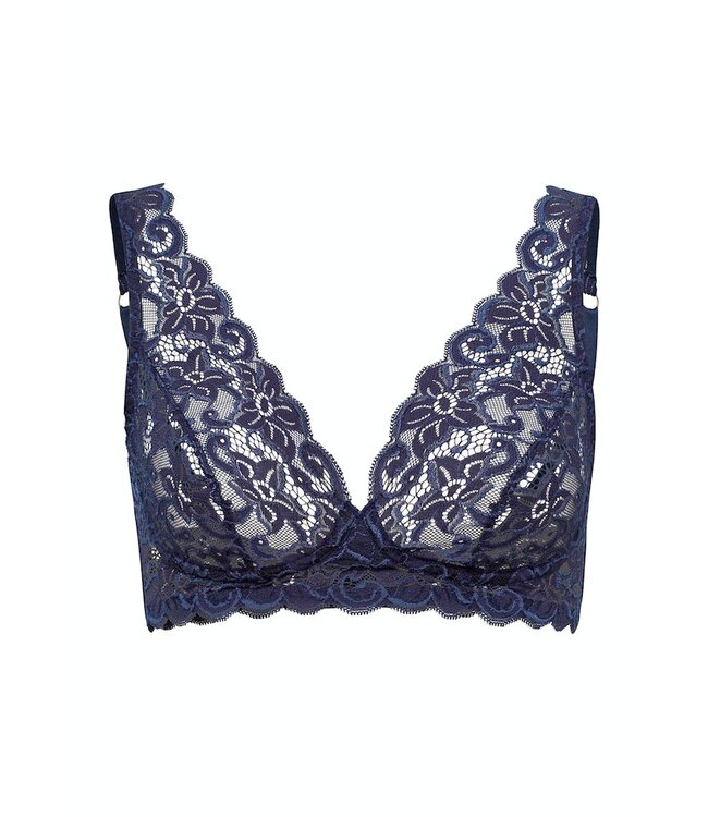 Hanro Moments Soft Cup Bra  Deep Navy (071465)