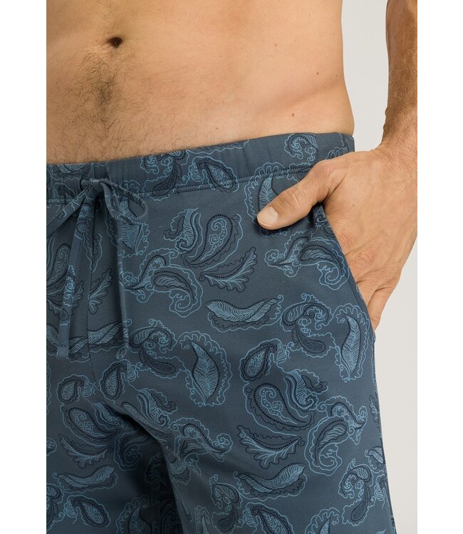Hanro Night & Day Short Pants Aqua Paisley (075513)