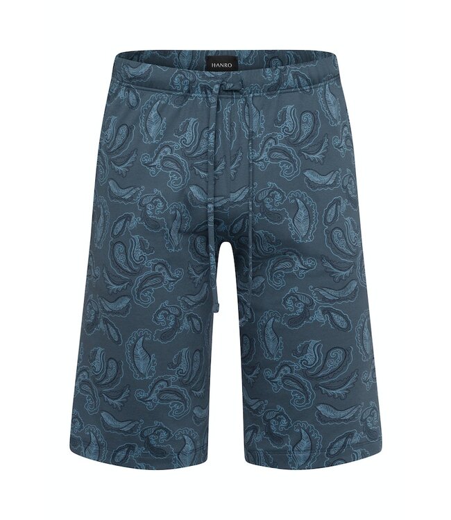 Hanro Night & Day Short Pants Aqua Paisley (075513)