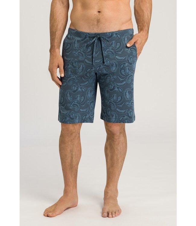 Hanro Night & Day Short Pants Aqua Paisley (075513)