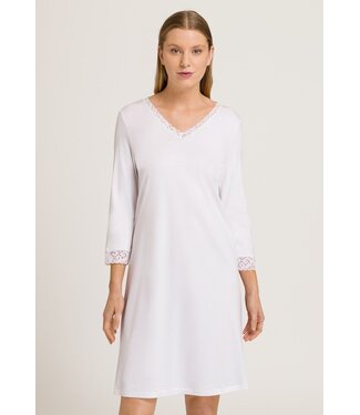 Hanro Moments 3/4 Sleeve Nightdress White (NEW BASIC)