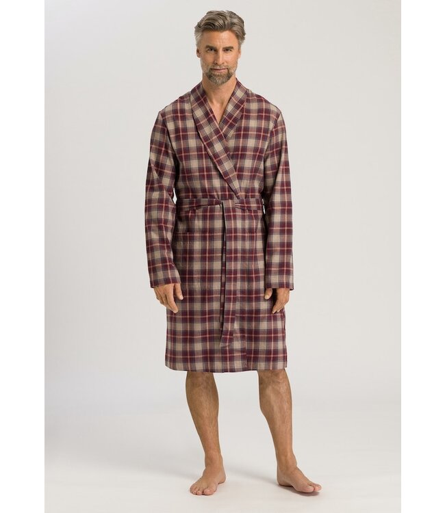 Hanro Cozy Comfort Robe Homey Check (075729)