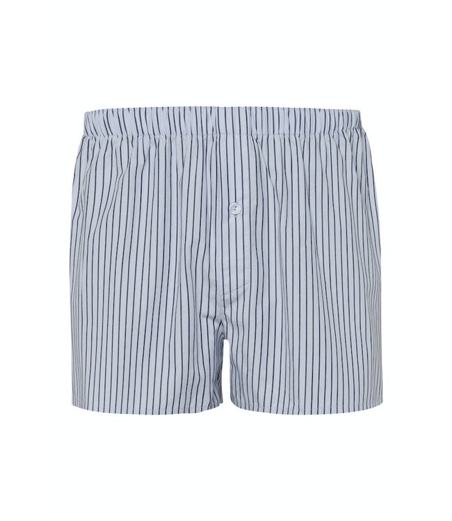 Hanro Fancy Woven Boxer Light Grey Stripe (074013)