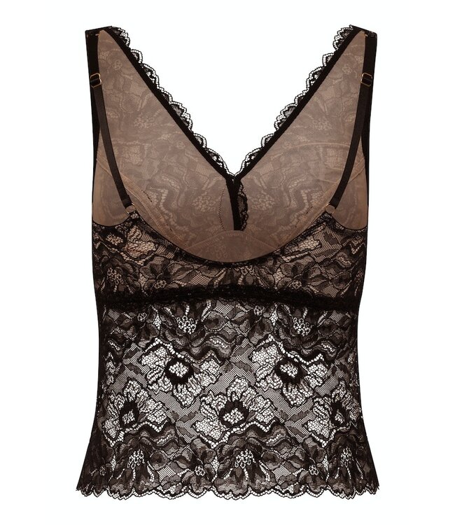 Hanro Solene Top Black (070959)