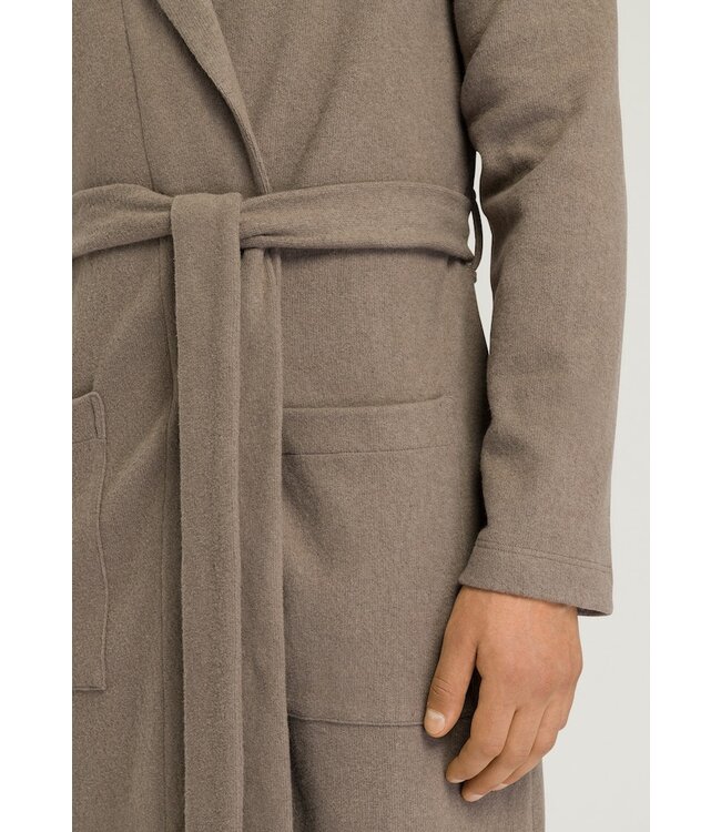 Hanro Cozy Comfort Robe Mocha Stone (075728)