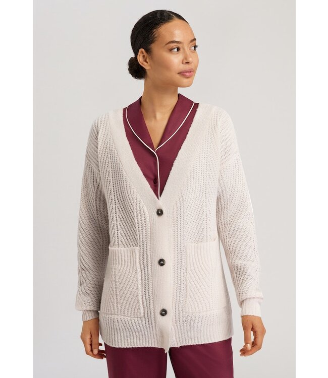 Hanro Knits Cardigan Warm Sand (078782)