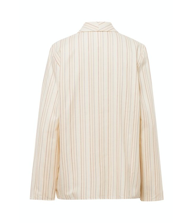 Hanro Loungy Nights Long Sleeve Shirt Multicolor Stripe (074967)