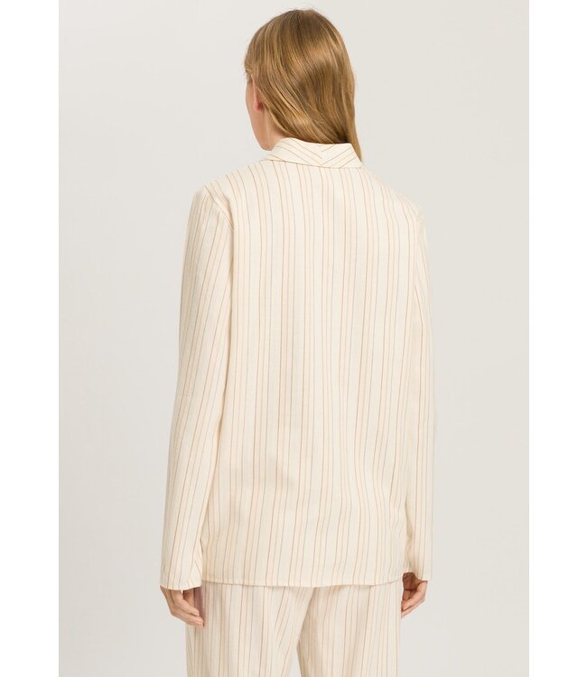 Hanro Loungy Nights Long Sleeve Shirt Multicolor Stripe (074967)