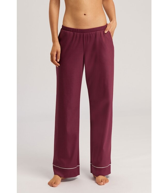 Hanro Eleni Long Pants Ruby Wine (074986)