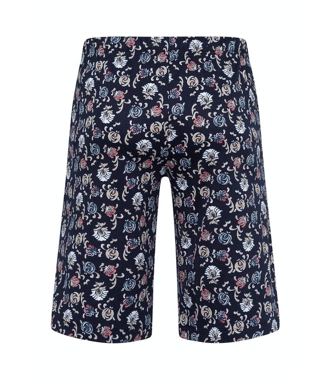 Hanro Night & Day Short Pants Navy Botany Print (075513)