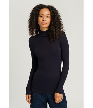 Ellis Turtle-Neck Shirt Deep Navy (NEW TREND)