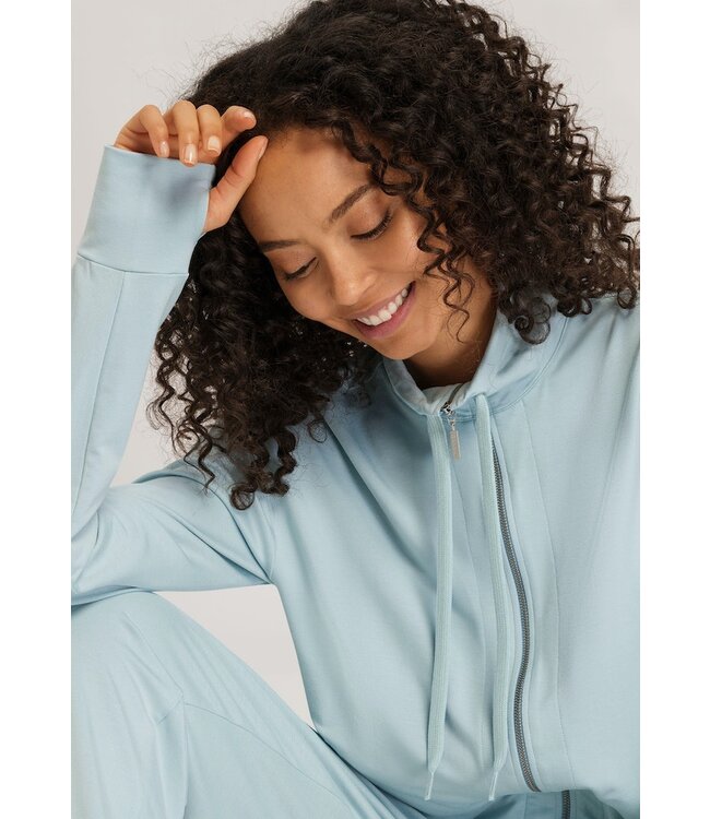 Hanro Balance Jacket Sterling Blue (078788)