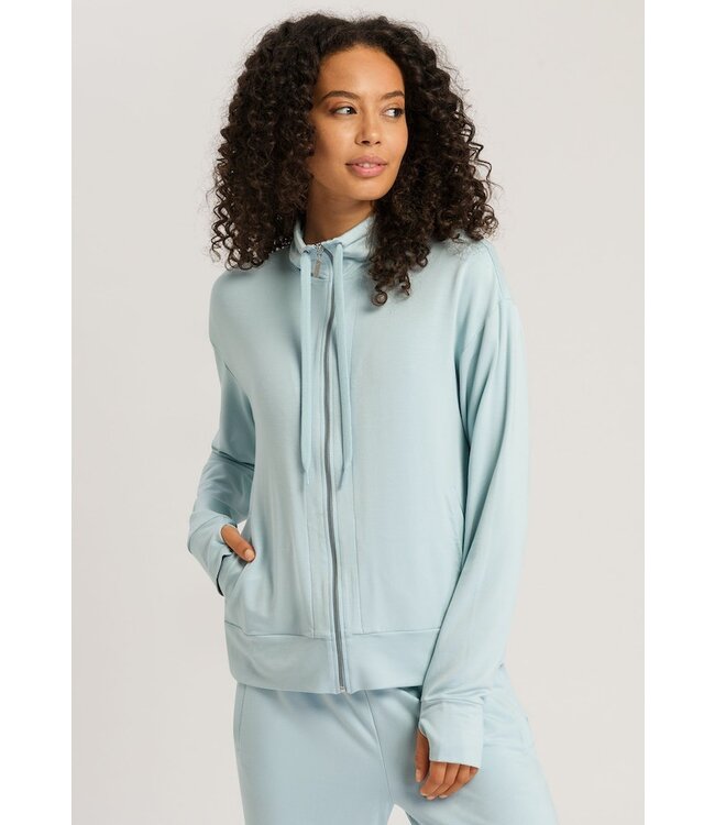 Hanro Balance Jacket Sterling Blue (078788)