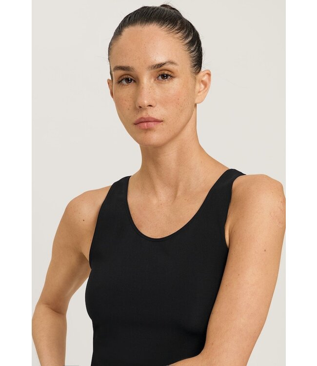 Hanro Balance Crop Top Black Beauty (078791)