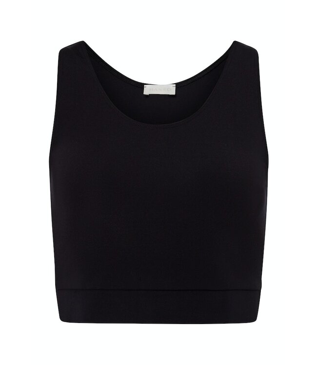Hanro Balance Crop Top Black Beauty (078791)