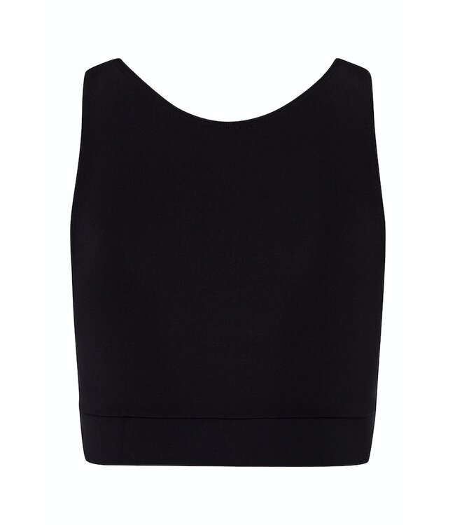 Hanro Balance Crop Top Black Beauty (078791)