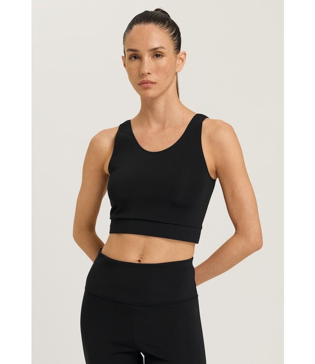 Hanro Balance Crop Top Black Beauty (078791)