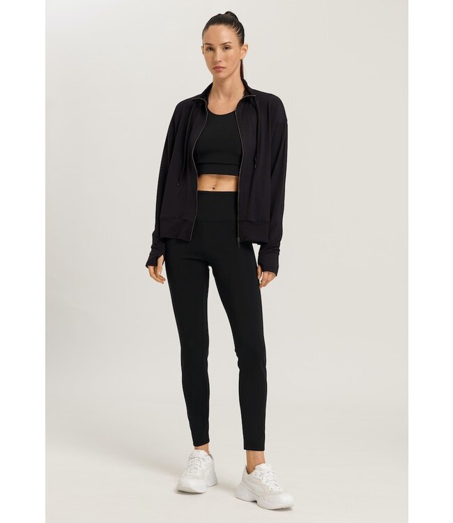 Hanro Balance Crop Top Black Beauty (078791)