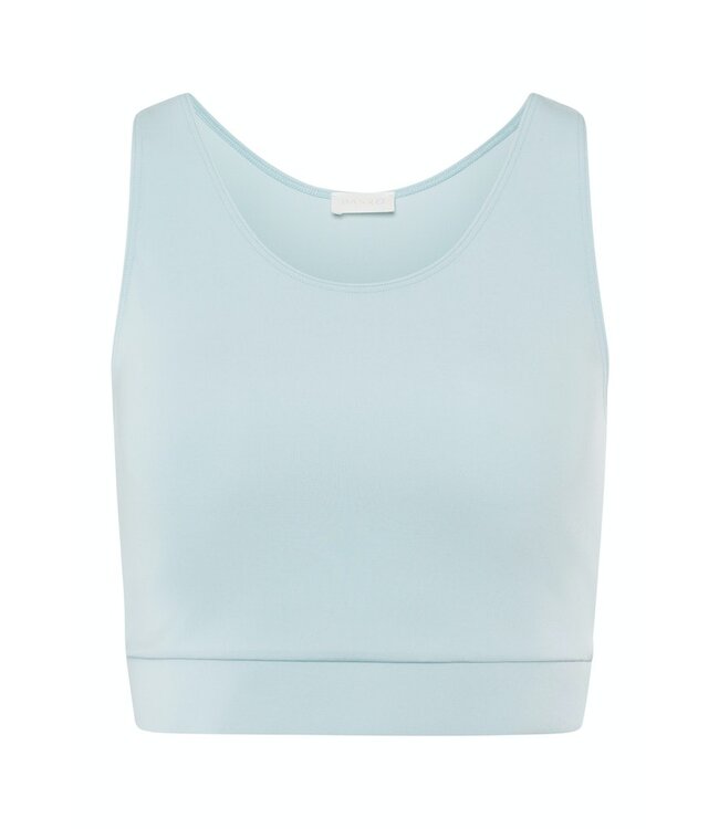 Hanro Balance Crop Top Sterling Blue (078791)