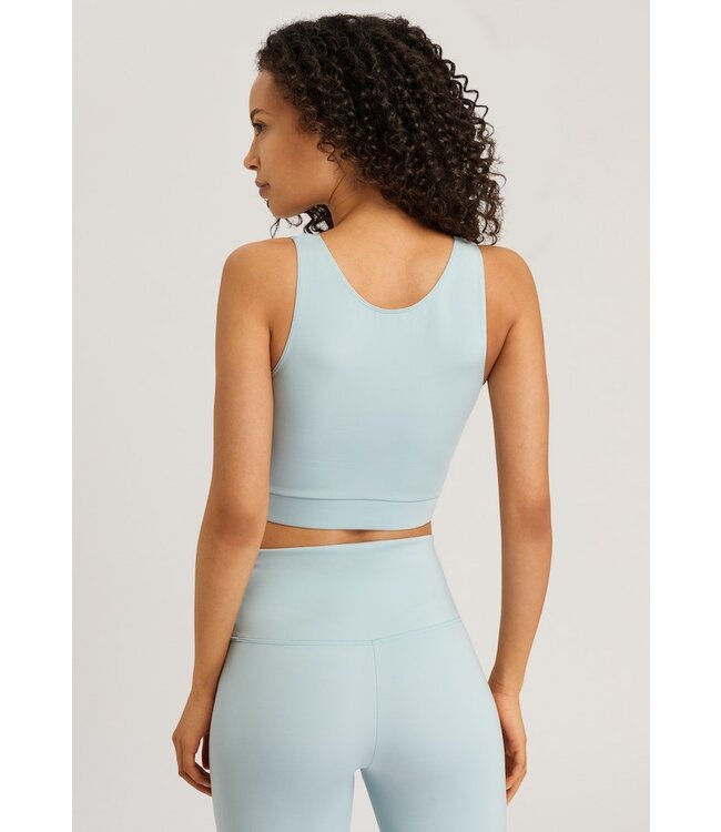 Hanro Balance Crop Top Sterling Blue (078791)