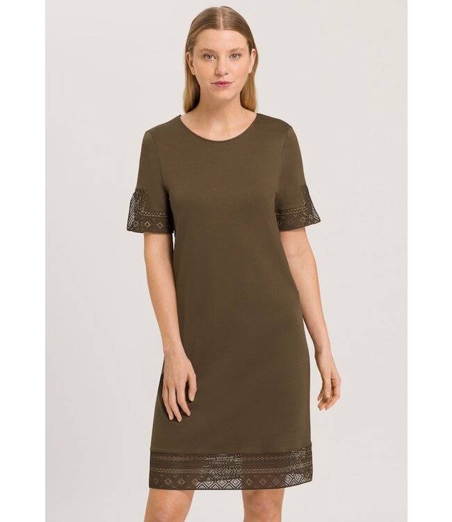 Jona Short Sleeve Nightdress Olive