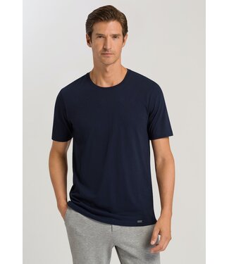 Hanro Living Shirt Crew Neck Deep Navy