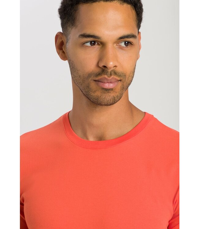 Hanro Living Short Sleeve Shirt Tigerlily (075050)