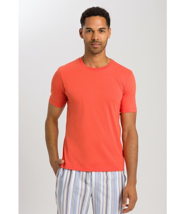 Hanro Living Short Sleeve Shirt Tigerlily (075050)