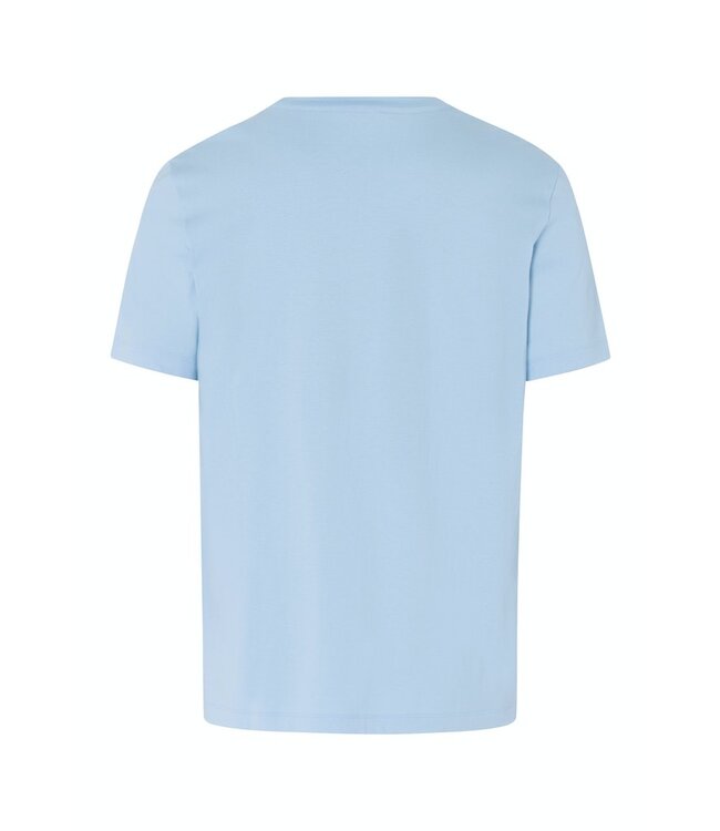 Hanro Living Short Sleeve Shirt Placid Blue  (075050)