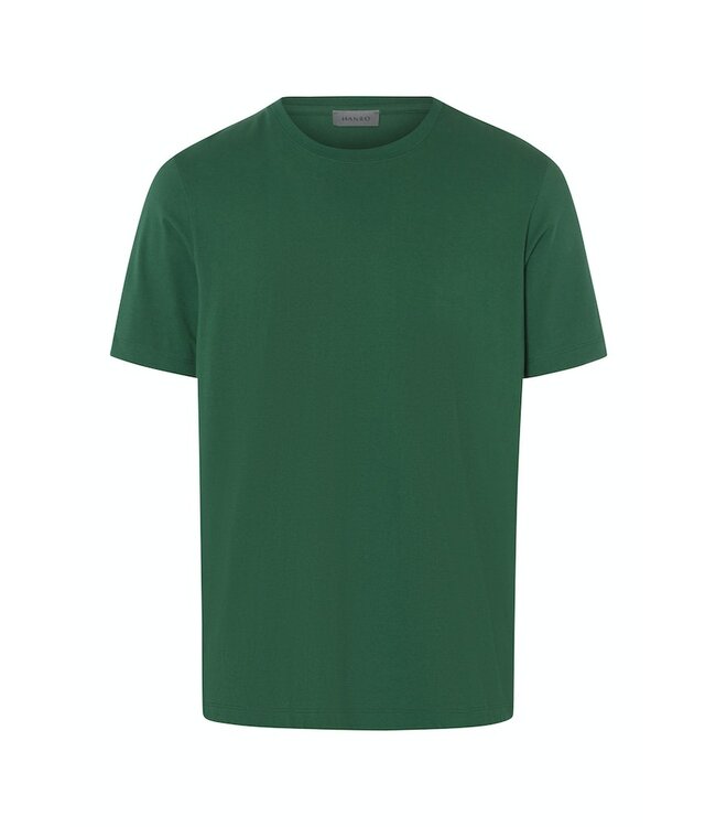Hanro Living Short Sleeve Shirts Leaf Green  (075050)