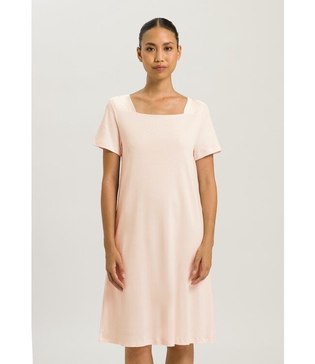 Hanro Emma Short Sleeve Nightdress Morning Glow