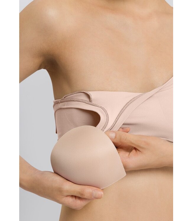 Hanro Touch Feeling Crop Top Padded Peach Whip (071806)