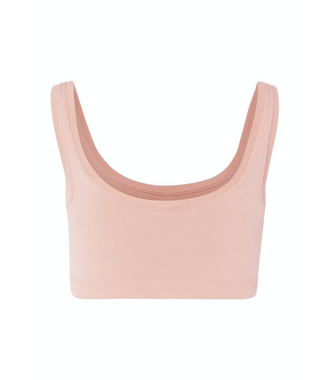 Hanro Touch Feeling Crop Top Padded Peach Whip (071806)