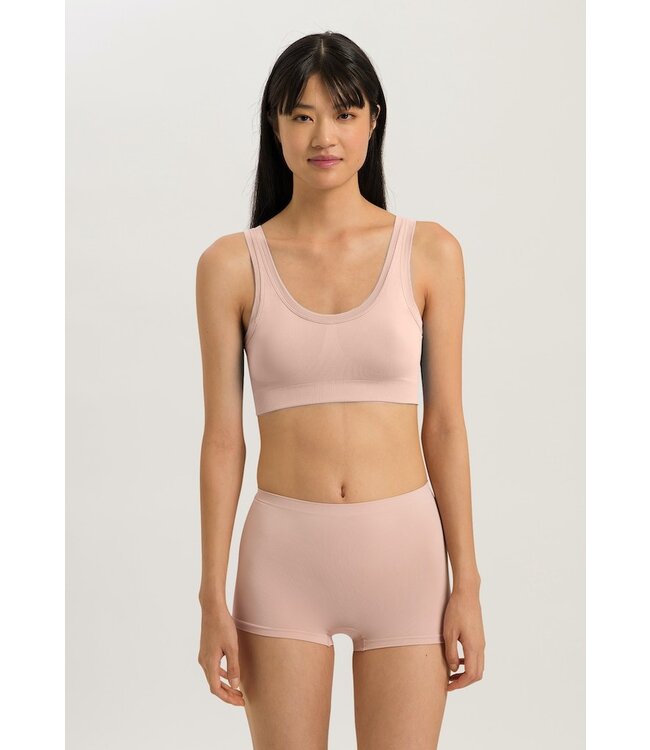 Hanro Touch Feeling Crop Top Padded Peach Whip (071806)