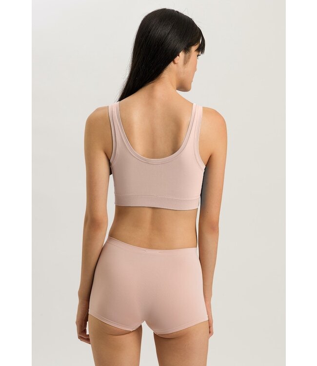 Hanro Touch Feeling Crop Top Padded Peach Whip (071806)