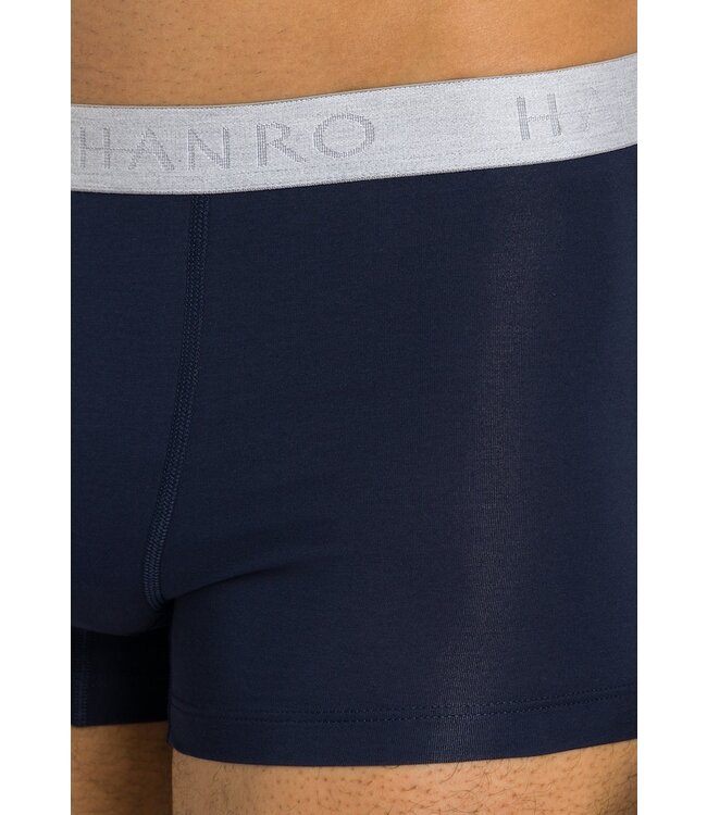 Hanro Cotton Essentials Pants 2-Pack Deep Navy/Bright Red (073078)