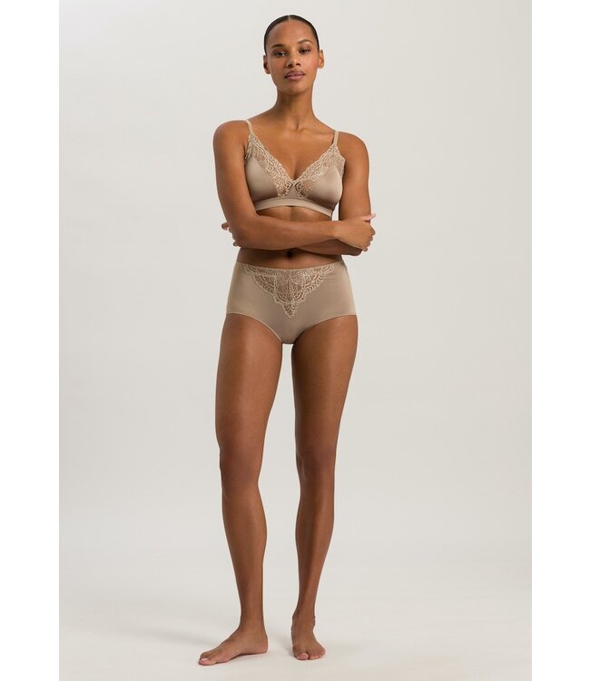 Hanro Josephine Maxi Brief Deep Taupe