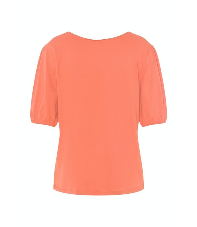 Hanro Natural Short Sleeve Shirt Apricot Brandy (078807)