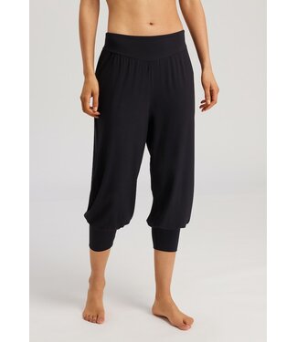 Hanro Yoga Crop Pant Black Beauty (NEW BASIC)