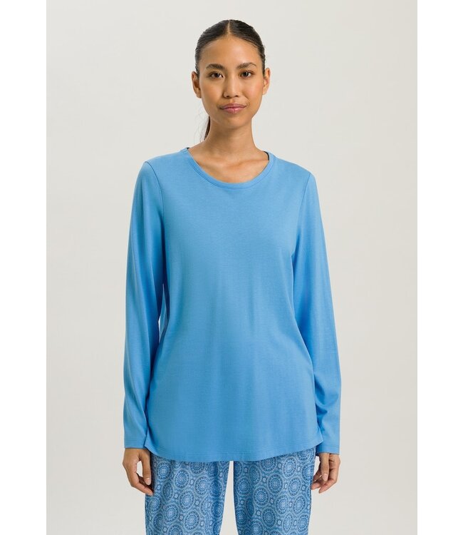 Hanro Sleep & Lounge Long Sleeve Shirt Angelite