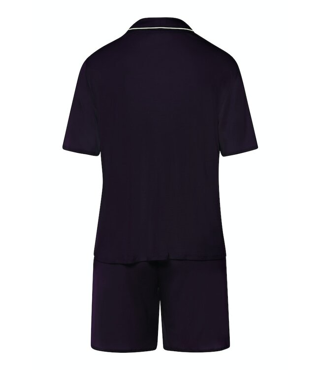 Hanro Natural Comfort  Short Pajama Deep Navy (077977)