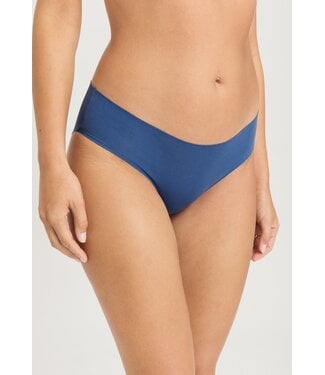 Hanro Invisible Cotton Midi Brief True Navy