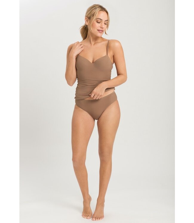 Hanro Allure Midi Brief Dark Taupe (071457)