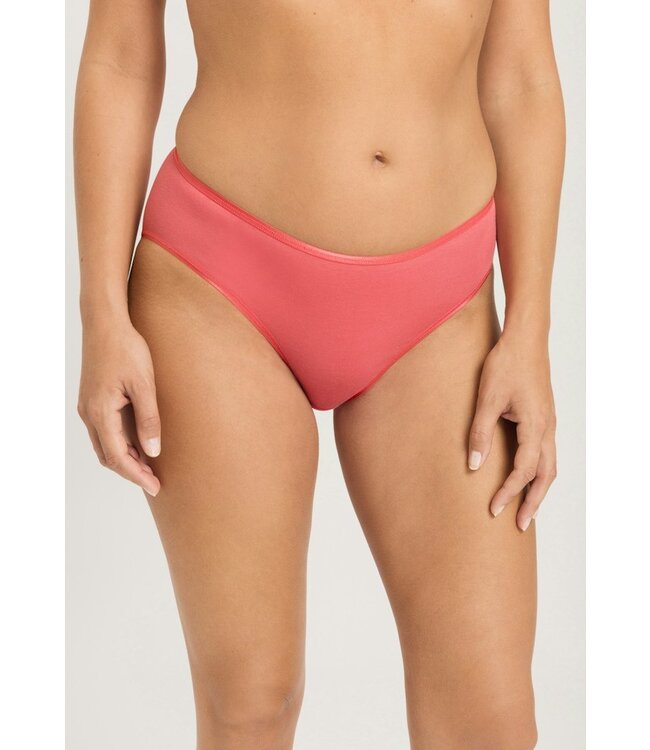 Hanro Cotton Seamless Midi Brief Porcelain Rose (071626)