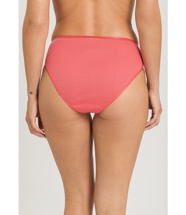 Hanro Cotton Seamless Midi Brief Porcelain Rose (071626)
