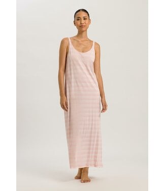 Laura Sleeveless Nightdress Coral Stripes (NEW TREND)