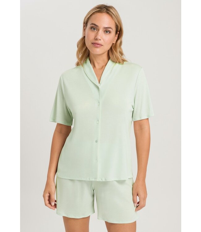 Hanro Natural Comfort  Short Pajama Green Tea (077977)