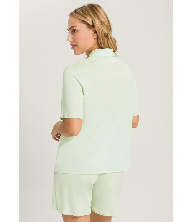 Hanro Natural Comfort  Short Pajama Green Tea (077977)